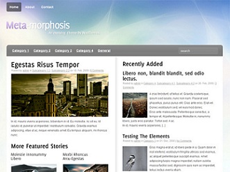Meta-Morphosis template magazine wordpress