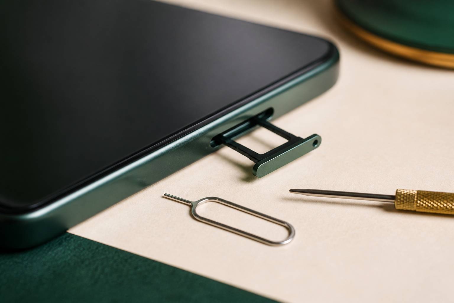 Tiroir à carte SIM générique avec des outils de précision